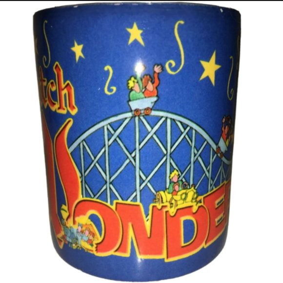 Dutch Wonderland Mug Cup Coffee Lancaster PA Duke the Dragon & Rollercoaster VG - Picture 4 of 12